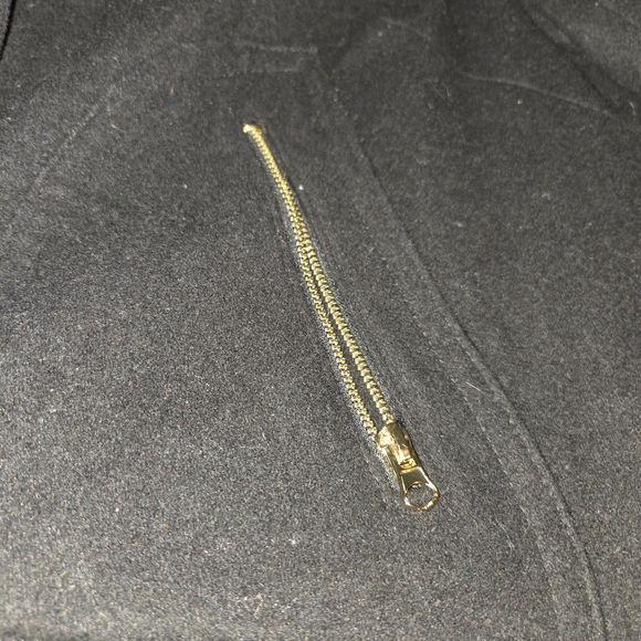 Ruby Finch Black Wool-Blend Hooded Coat with Faux Fur Trim – Size 1X - Picture 4 of 6